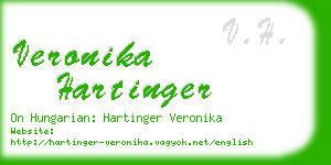 veronika hartinger business card